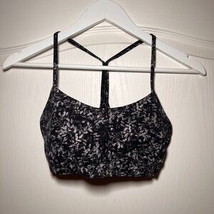 Lululemon Athletica Black and Gray Strappy Sports Bra